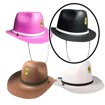 50 CHAPEU COWBOY ADULTO EVA PRETO