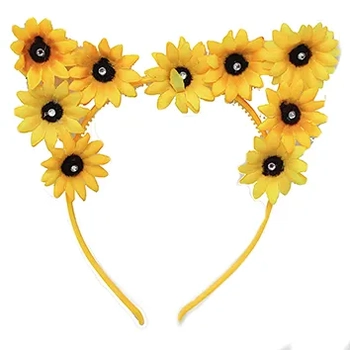 1022 TIARA GIRASSOL GATINHA