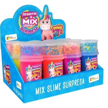 3495 GELELE SLIME MIX SURPRESA UNICORNIO 153G