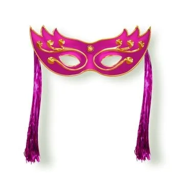 1208 MASCARA ROSA C/CHICOTE