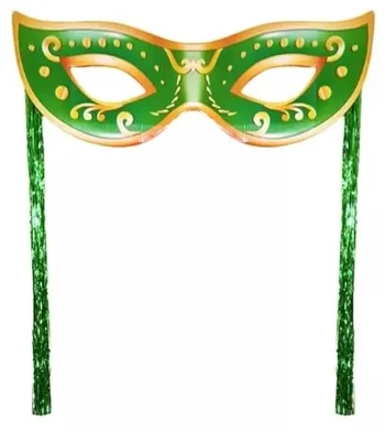 1211 MASCARA VERDE C/CHICOTE