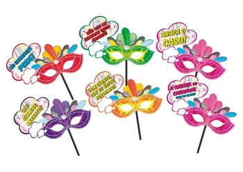 623 PLACA MASCARA FRASES SORTIDAS C/06