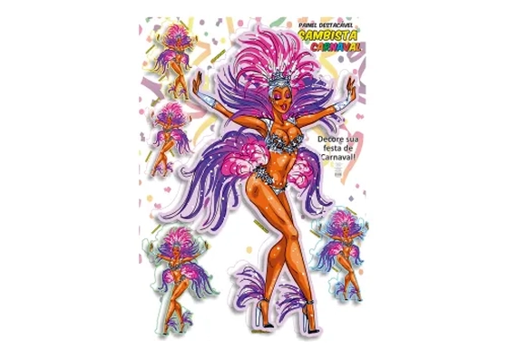 622 PAINEL CARNAVAL MULATA