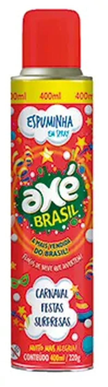 340455 ESPUMINHA NEVE ARTIFICIAL AXE BRASIL 450ML/270G C/24