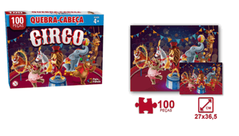 2873 QC QUEBRA-CABECA O CIRCO C/100PCS