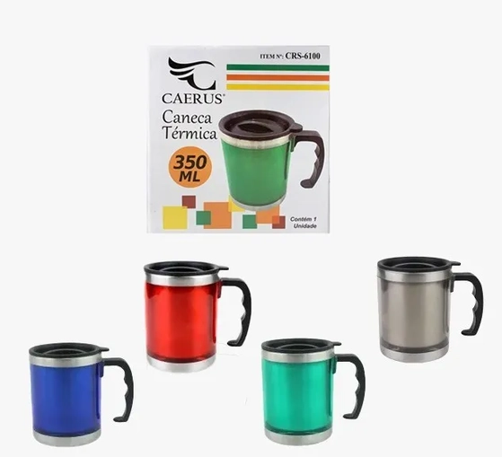 CRS-6100 CANECA DE INOX C/PLASTICO