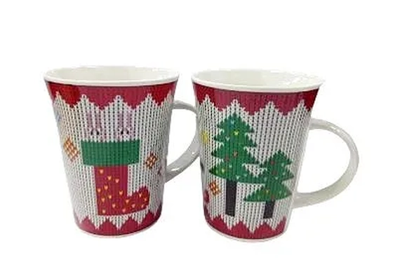 NTD7019 CANECA CERAMICA NATAL 390ML