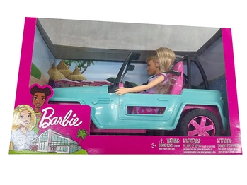 GHT35 BB BONECA BARBIE E KEN C/VEICULO