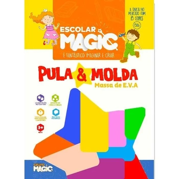 52876 MASSA EVA PULA E MOLDA 15 CORES 150G