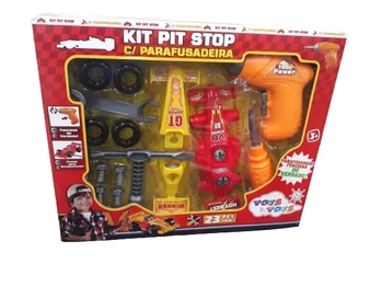 579604 KIT PIT STOP C/PARAFUSADEIRA ELETRICA C/23PCS