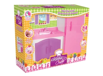 224 KIT COZINHA CRISTAL GELADEIRA