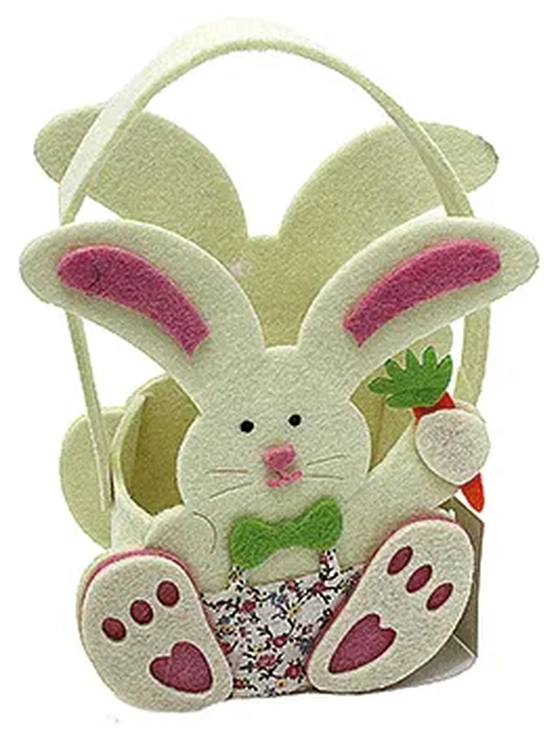 BF2679 CESTINHA DE PASCOA DE FELTRO