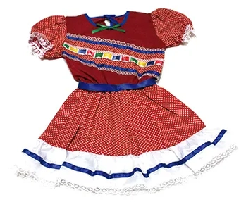 1717G VESTIDO JUNINO INFANTIL S/CALCA G