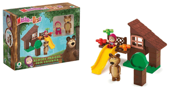 0035 MASHA E O URSO BLOCOS - PARQUE C/CASINHA