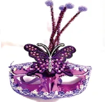 MOD-441A MASCARA BORBOLETA C/BRILHO