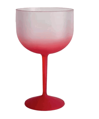 1104 TACA GIN DEGRADE 550ML VERMELHO