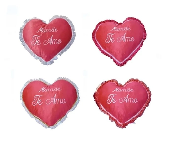 M342 CORACAO G BORDADO MAE C/RENDA