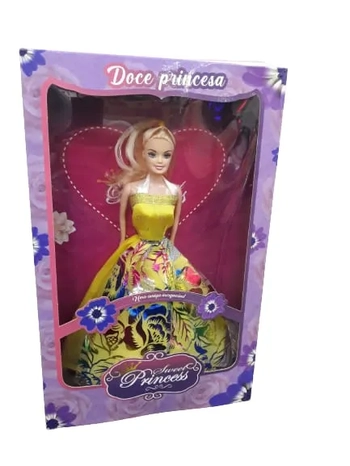 E2002 BONECA NA CAIXA - DOCE PRINCESA