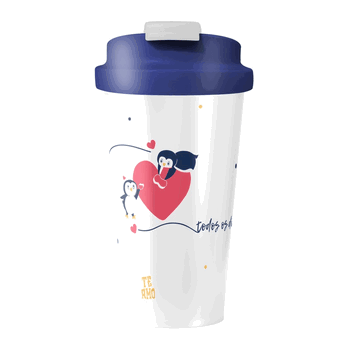 CT1187 COPO TERMICO 200ML NAMORADOS TE AMO TODOS OS DIAS