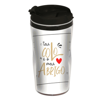 CS0111 COPO TERMICO 500ML NAMORADOS TEU COLO E O MEU ABRIGO
