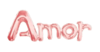 Q20461 BALAO AMOR CORES SORTIDAS 96,5X42 CM