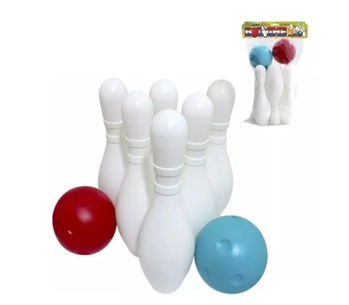 39 BOLICHE MEDIO 6 PINOS C/2 BOLAS