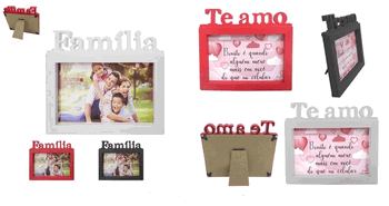915 PORTA RETRATO PLASTICO 10X15CM TE AMO