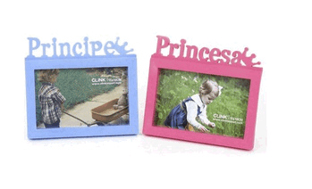 913 PORTA RETRATO PLASTICO 10X15CM PRINCESA/PRINCIPE