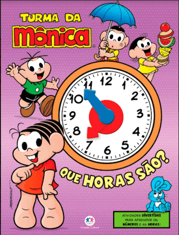 02850 LIVRO TURMA DA MONICA: QUE HORAS SAO?