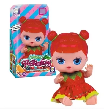 2508 BONECA FRUTINHAS MORANGO