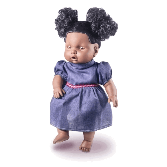 488 GIRLS JEANS NEGRA NOVA COLECAO CANTIGAS