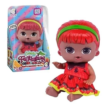 2513 BONECA FRUTINHAS MORANGO COM CHOCOLATE