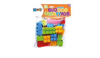 BQ0910S BLOCOS CRIATIVOS C/20PECAS