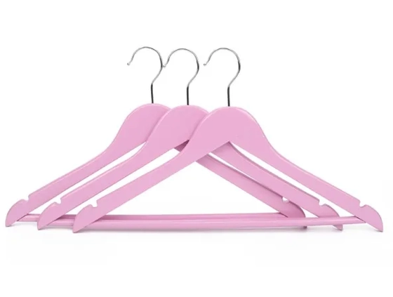 647297 CONJUNTO CABIDE EM MADEIRA COLOR C/3PCS