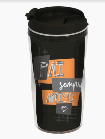 CT1190 COPO TERMICO 200ML PAI SEMPRE AMIGO