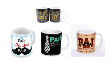 657 CANECA PORCELANA PAI 320ML SORTIDAS