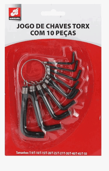 BAR-58008-3 CHAVE DE USO MANUAL C/10PCS