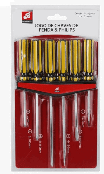 BAR-41037-75 CONJUNTO DE CHAVES DE PARAFUSO