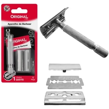 SL0722 APARELHO DE BARBEAR C/LAMINA BASIC