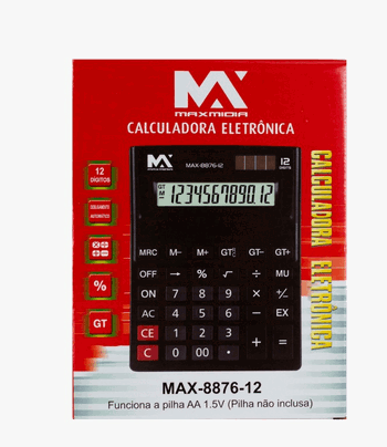 MAX-8876-12 CALCULADORA ELETRONICA