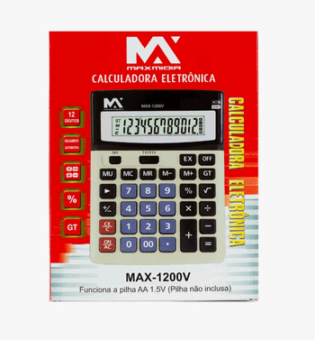 MAX-1200V CALCULADORA ELETRONICA