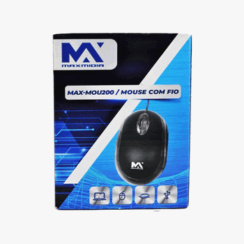 MAX-MOU200 MOUSE OPTICO C/CAIXA