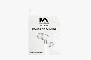 MAX-F209 FONE DE OUVIDO C/MICROFONE