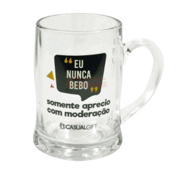 CSC004 CANECA CHOPP 400 EU NUNCA BEBO