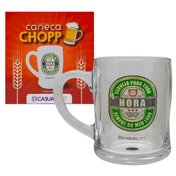 CSC007 CANECA CHOPP CERVEJA PARA TODA HORA