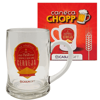 CSC005 CANECA CHOPP NA ALEGRIA 400ML
