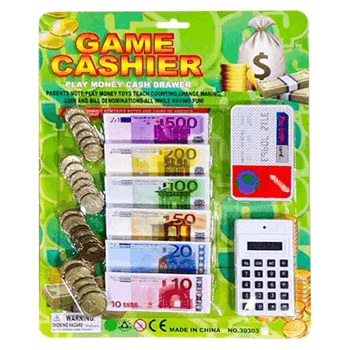 98767 JOGO DINHEIRO C/CALCULADORA E CARTAO