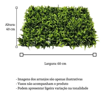 E/0768 TAPETE DE GRAMA SAMAMBAIA 60X40CM