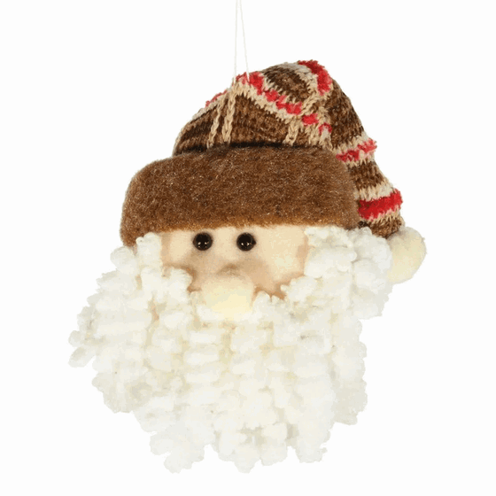 22261 CARINHA PAPAI NOEL XADREZ COLOR 13CM