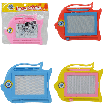 TOYS-191201  LOUSA MAGICA PEIXE - TAM: 15,0 X 12,0 X 1,0 CM